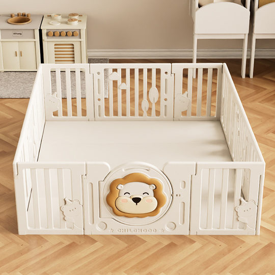 Source manufacturers foreign trade simple lion children's game safety baby fence protective fence children's home crawling mat