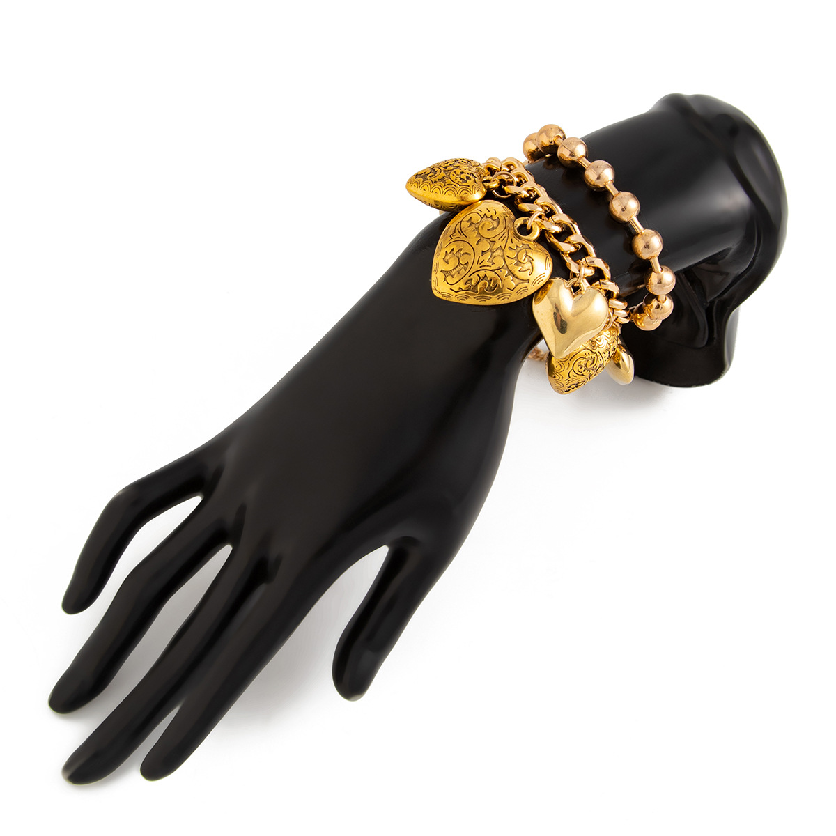 Rétro Style Classique Métal Forme De Cœur Femmes Ensemble De Bijoux display picture 21