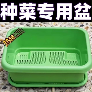 阳台种菜花厚盆耐用环保种植蔬菜花卉盆栽透气树脂长方形专用家庭
