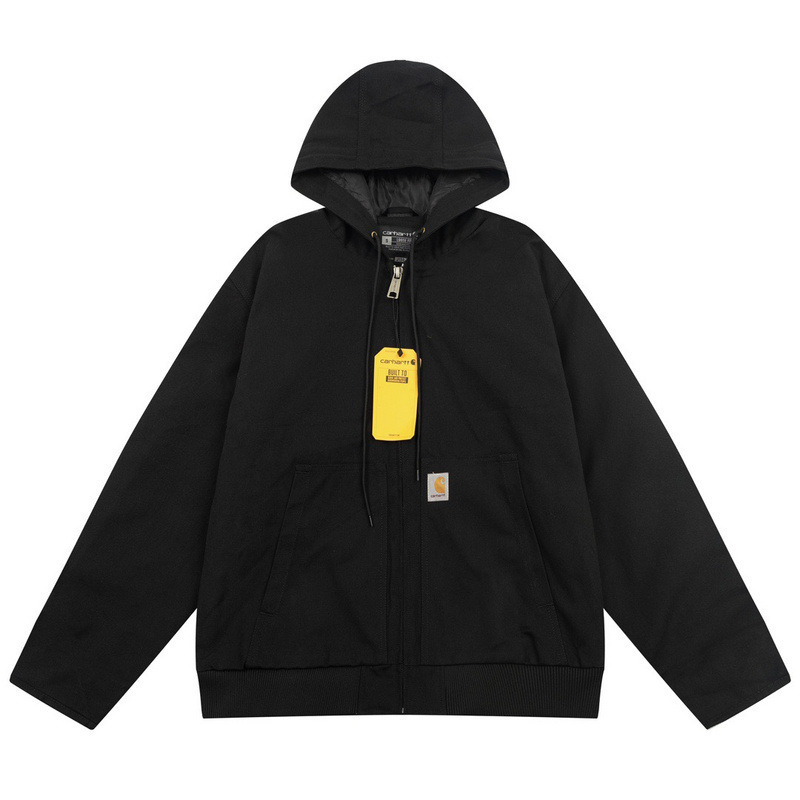 高バージョン Carhartt トレンディなブランド Carhartt ディーケイトル レトロ フード付き ジッパー ジャケット 男女兼用|undefined