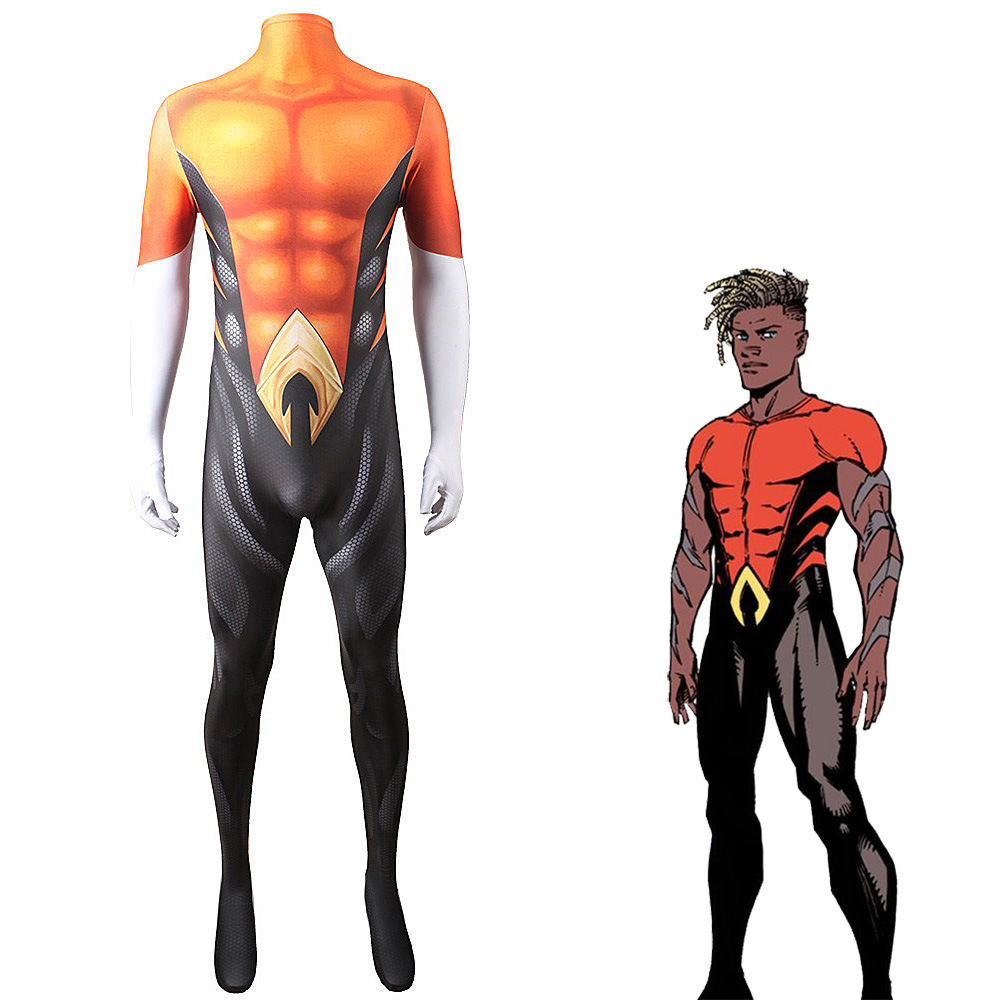 Animation Boy Titan Dc Justice League Hai Shaox Clothes Aqualad Anime Costume Cosplay Costume
