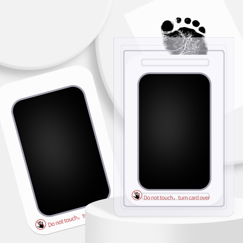 Baby Footprint Card Pet Paw Print Commemorative Hand Print Dog Footprint Palm Print Ink Pad Cat Paw Memorial Photo Frame Table Baby Footprint Card Pet Paw Print Commemorative Hand Print Dog Footprint Palm Print Ink Pad Cat Paw Memorial Photo Frame Table