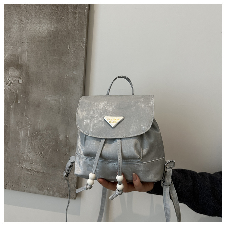 360g Weight Sewing Thread Fashion Element Flip Cover Closure Type Double Shoulder Straps Strap Type Functional Backpack Bags Type Casual Occasion Nylon Material Women's Backpack Backpack Solid Color Pattern All Seasons Season Women's Gender Elegant, Preppy Style Style Square Shape Solid Color Casual Women's Backpack Functional Backpack 1