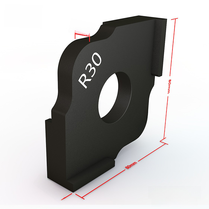 목공 둥근 모서리 R 각도 아크 조각 기계 트리밍 기계 목공 반원 빠른 포지셔닝 템플릿 둥근 모서리 보조 도구