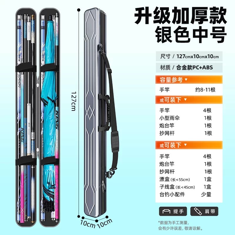 Funda Rígida e Impermeable para Cañas de Pescar Acero Inoxidable Resistente al Desgaste para Pesca image 16