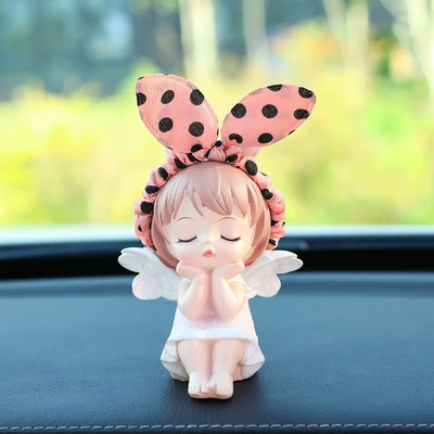 Car ornaments – Ornaments New Cute Interior Car - pink-annie-send-double-sided-adhesive-tape