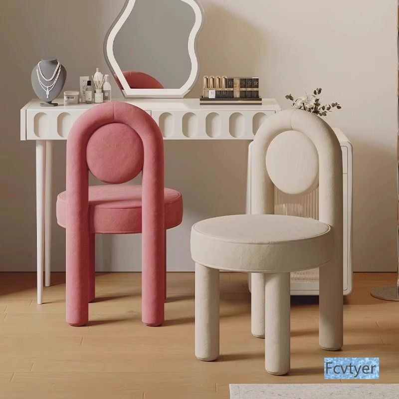 Bailuo Light Luxury Makeup Cream Chair Nordic Wardrobe Simple Internet Celebrity Bedroom Dressing Table Home Girls Manicure