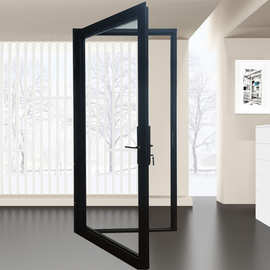 上海门窗工厂断桥型材隔音隔热平开门配电子密码锁家居入户门静音
