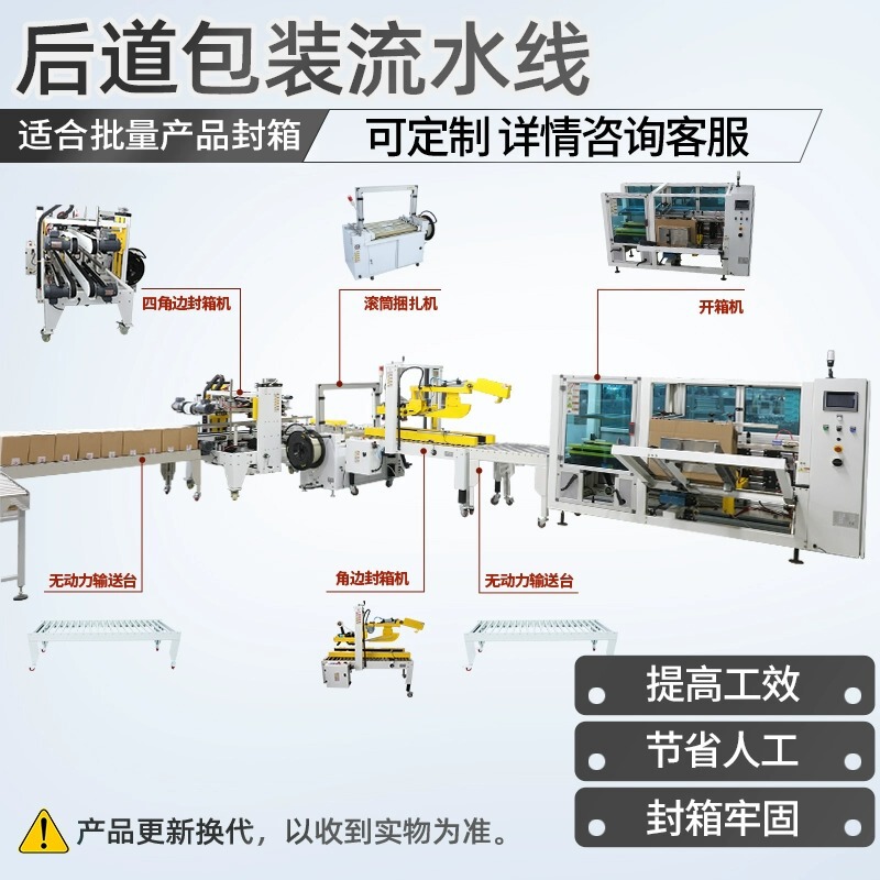 瑞立全自動開梱機ダンボール開梱封底機電気商ダンボール封口機カスタマイズ可能ライン|undefined