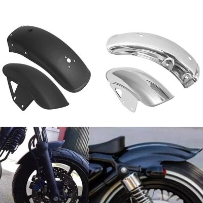 Motorcycle Mudguard Suitable for Gn125 Retro Modified Mudguard Matte Black Front and Rear Mudguard Gn125 Mud Tile