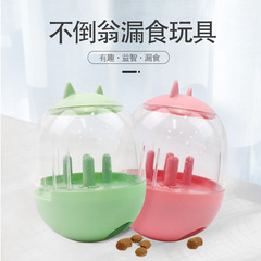 Pet supplies wholesale dog toys interactive anti-spill toys cat head bobble anti-spill dog toy