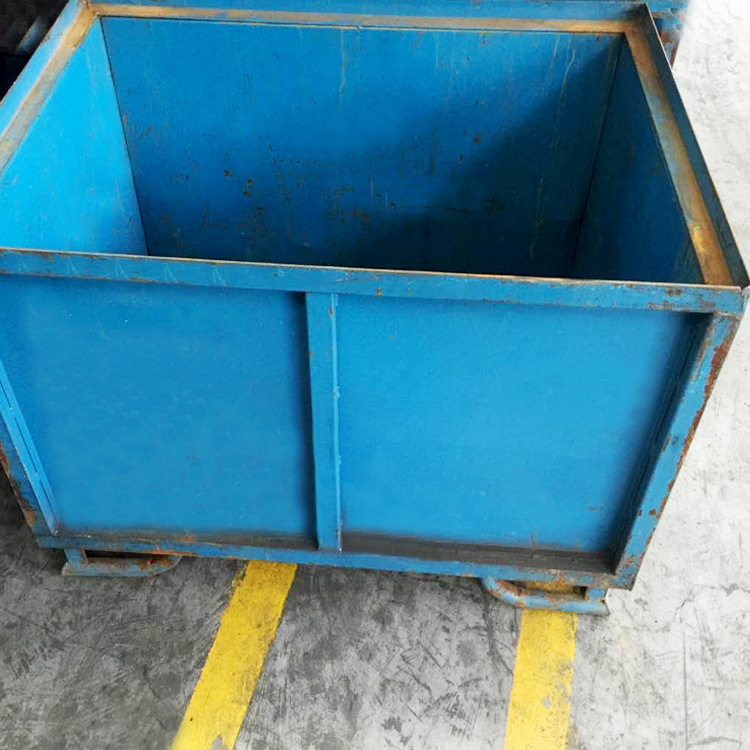智琳仓储批发固定式钢制料箱可堆垛可存放汽车零部件金属冲压件