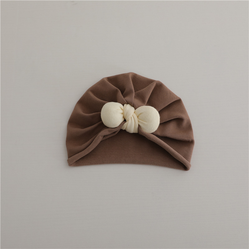 Gorro Estilo Indio para Recién Nacido de Algodón, Cálido, para Primavera y Otoño