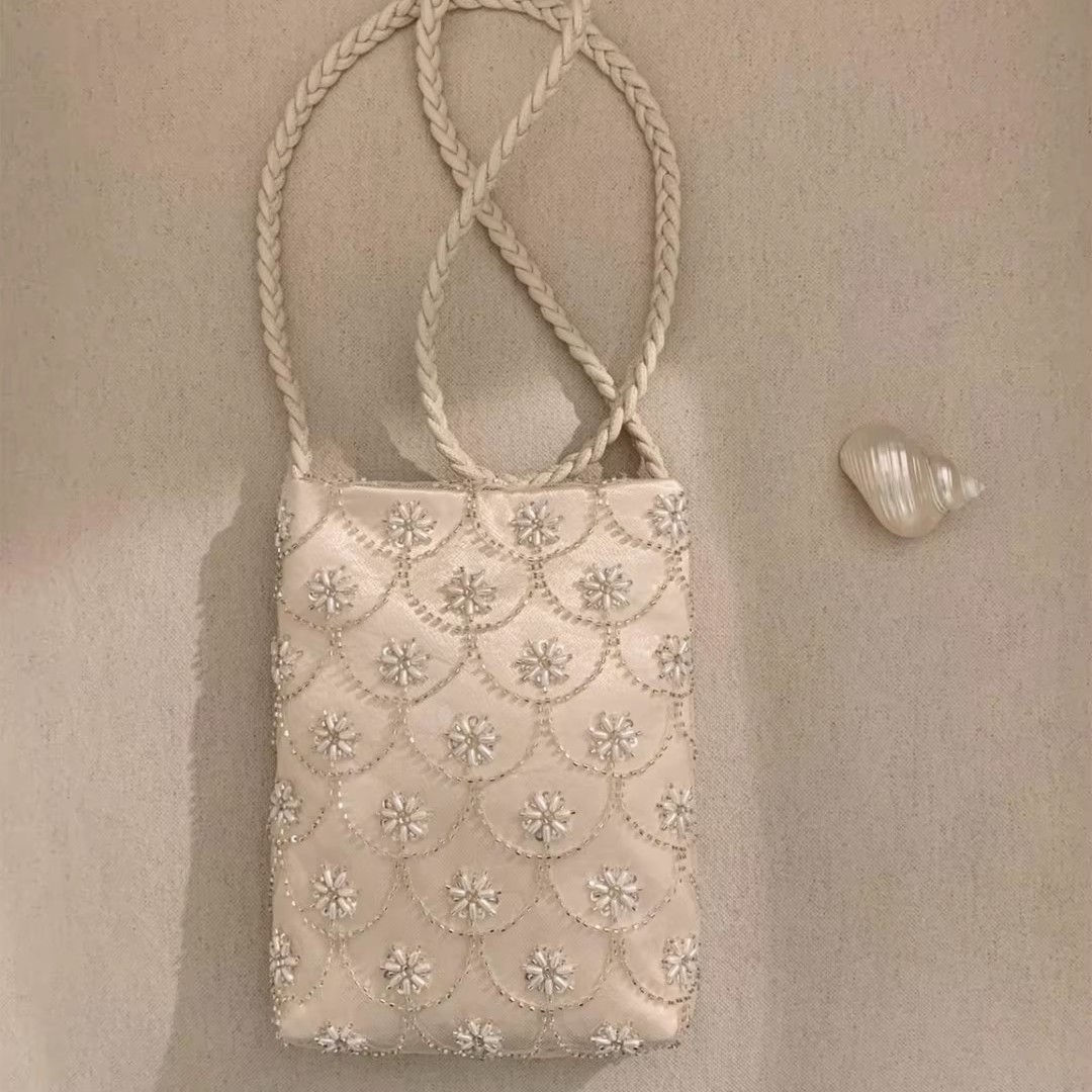 2026 New Luxury Beaded Embroidery Bag - Sweet Lady Banquet Evening Bag, Shoulder & Crossbody Bag For Women - Thumbnail 4