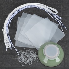 零配件替换超细网布隔渣功夫茶具茶漏茶叶过滤器茶滤泡高密度网纱