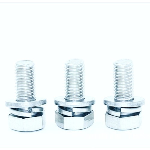 GB9074.17 组合螺钉 M10 六角头螺钉 除油清洗不锈钢304(A2)