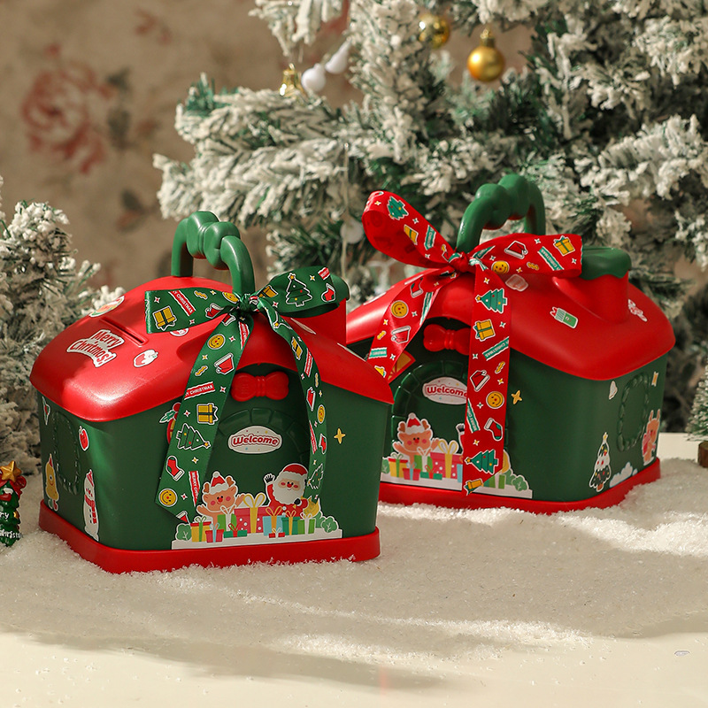 2024新しいクリスマスのギフトボックス新年の子供の収納ボックスの貯金箱の竜年のお祝いのギフトボックスのキャンディーの包装|undefined