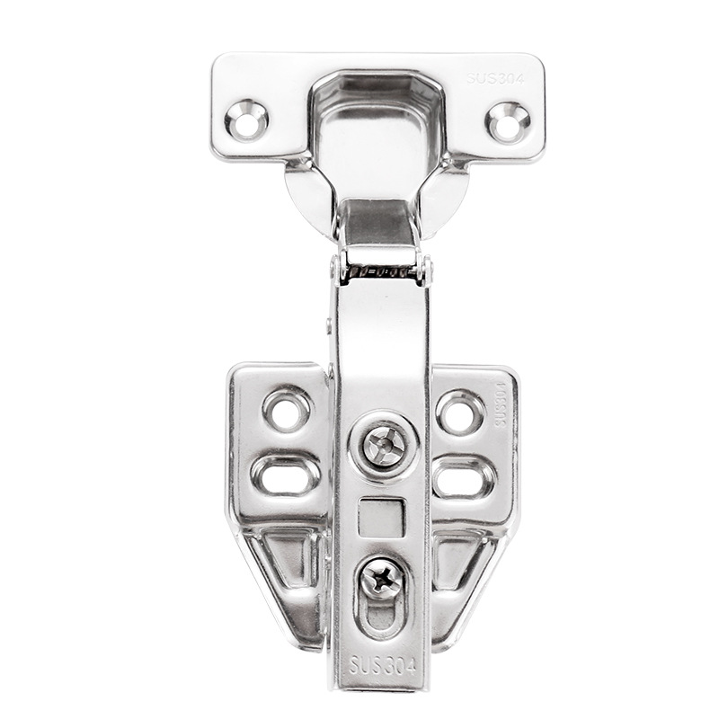 304 bisagra de acero inoxidable de remojo de agua amortiguador hidráulico amortiguación aviones bisagra de la puerta del gabinete hardware plegable armario
