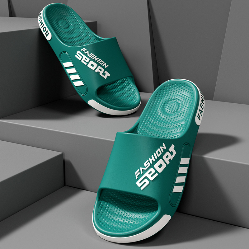 夏季新拖鞋男士户外大码潮流居家室内洗澡软底防滑耐磨运动凉拖鞋