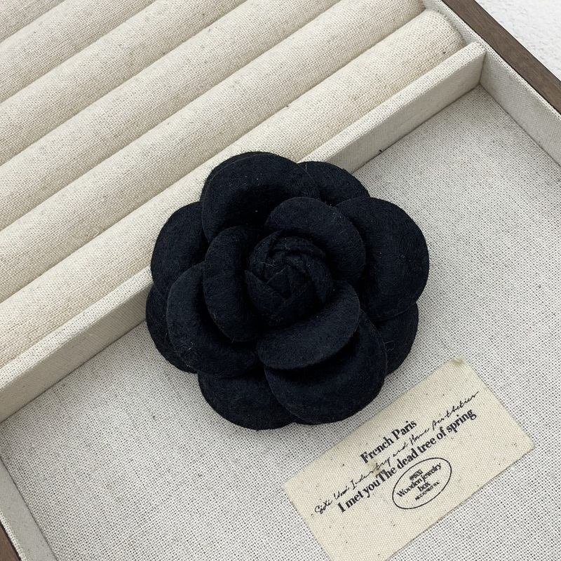 7.5CM小香风山茶花饰品diy花瓣配件服装鞋帽发饰头饰胸花胸针辅料|undefined