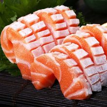 三文鱼腩正宗新鲜鱼腩中段拼盘即食生鱼片日式刺身料理一件批发