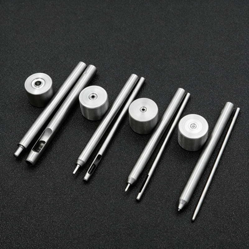Eyelet Installation Tool 45 # Steel-Made, Refined, Multi-Specification DIY Eyelet Punch for Clothing, Bags, and Shoes. Eyelet Installation Tool 45 # Steel-Made, Refined, Multi-Specification DIY Eyelet Punch for Clothing, Bags, and Shoes.