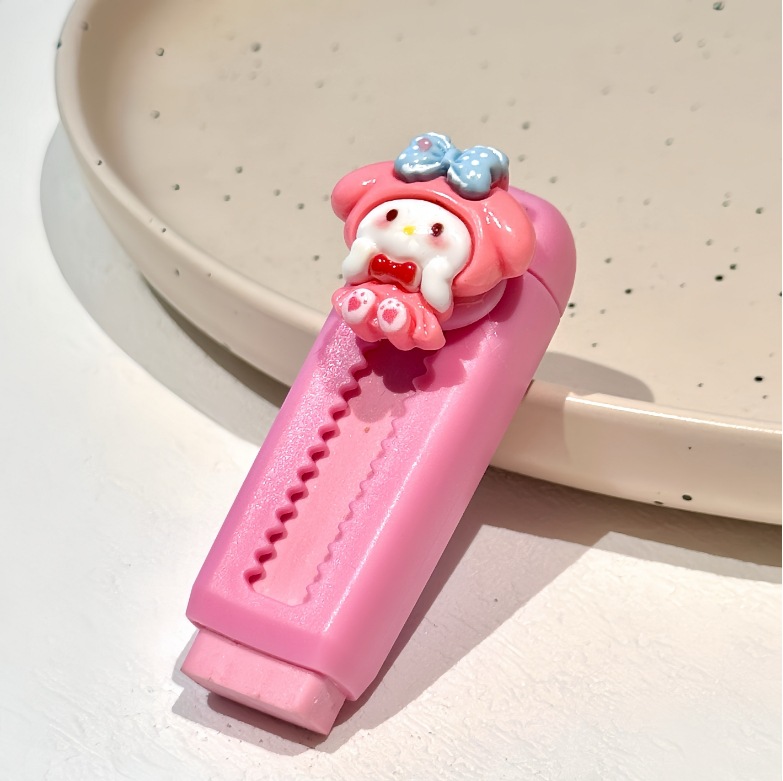 Liliou borrador de push-jet borrador lindo borrador de prueba de resina limpio estudiante material escolar premio