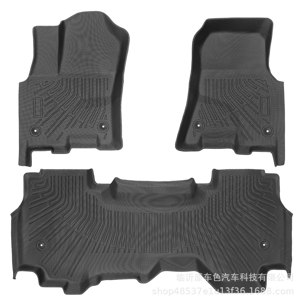 Es adecuado para Dodge Ram1500 Quad Cab 25 - 26 3D todo el tiempo TPE cojín de piernas para automóviles cojín de colateral