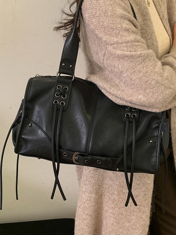 relajado retro bolso de gran capacidad para mujeres 2025 nuevo ocio viaje mochila de hombro bolso de mano Boston