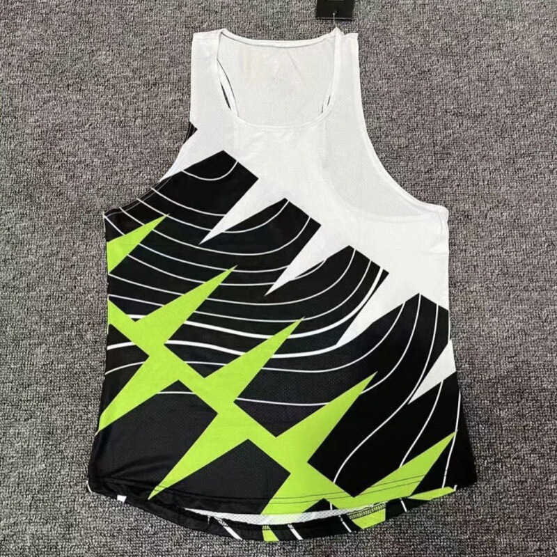Quick-drying Top Sports Student Track and Field Vest Training Clothing Hurdle Competition Clothing Marathon Tight Vest Fitness Clothing Men's