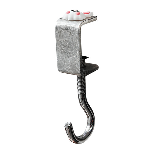 Patent) Student Backpack Hook Desk Detachable Mobile Rotating Bag Hanger Office Desk Workstation Desk Edge