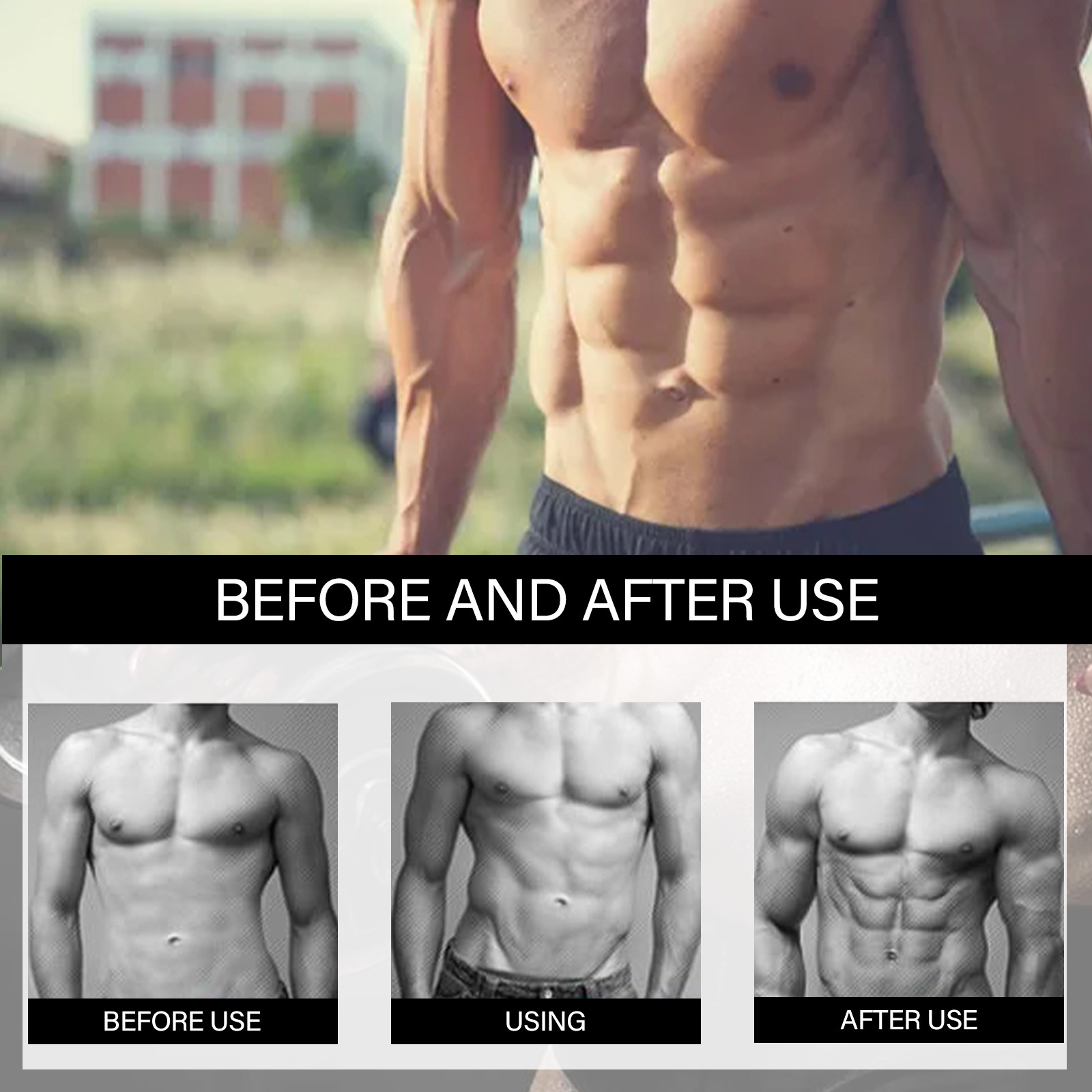 Crema reafirmante EELHOE Fitness Fortalecimiento de músculos abdominales y pectorales Moldeador_voghion.com