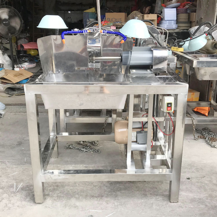 切片机单头锯机750W大功率玉石切料机原石切割机单头水切机开片机