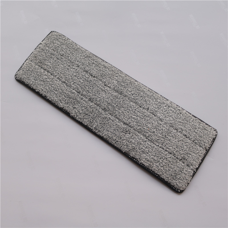 Manufacturer Supplies Thickened Flat Mop Replacement Cloth, Adhesive-Type Thickened Polyester Microfiber Cloth Absorbent Mop Head