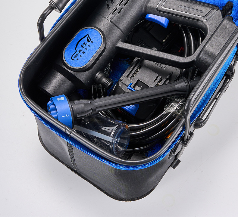 High-Pressure Car Washer, Car Wash Water Gun, Lithium Battery, Household Wireless Cleaning Machine, Car Washing Tool, Powerful Outdoor Car Cleaner