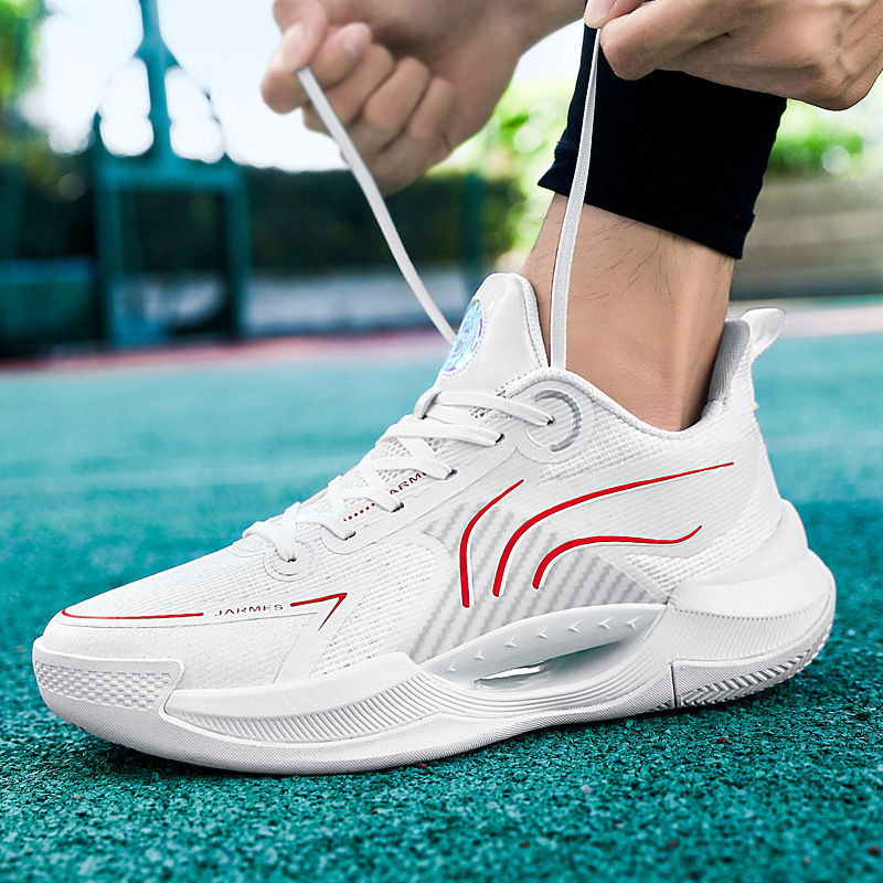 Otoño para hombres y mujeres zapatos 2025 nuevos zapatos de baloncesto transpirables de malla deportivos amortiguadores zapatos de corrida casuales image 2