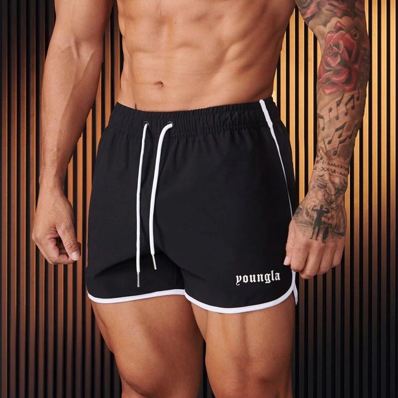 YOUNGLA New Sports Shorts Men's Quick-drying Running Three-point Pants Summer Casual Fitness Training Basketball Pants