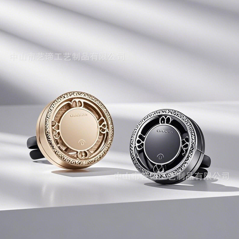 Metal car air conditioner air outlet fragrance box car aromatherapy air conditioner clip accessories gift fresh air