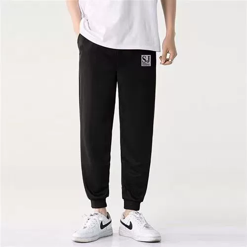 Весенне-осенне-летние спортивные штаны очень большого размера, мужские спортивные штаны для ног, толстые свободные утепленные повседневные штаны на флисовой подкладке