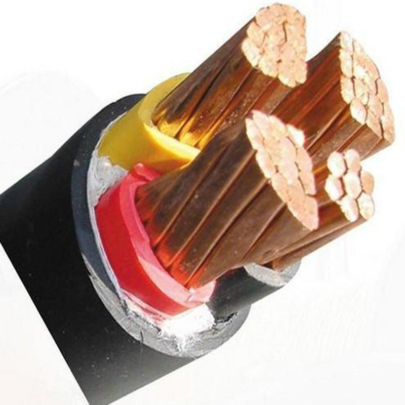 津成YJV塑力缆无氧铜芯电力电缆YJV4芯185平方圆芯不压型铜电缆