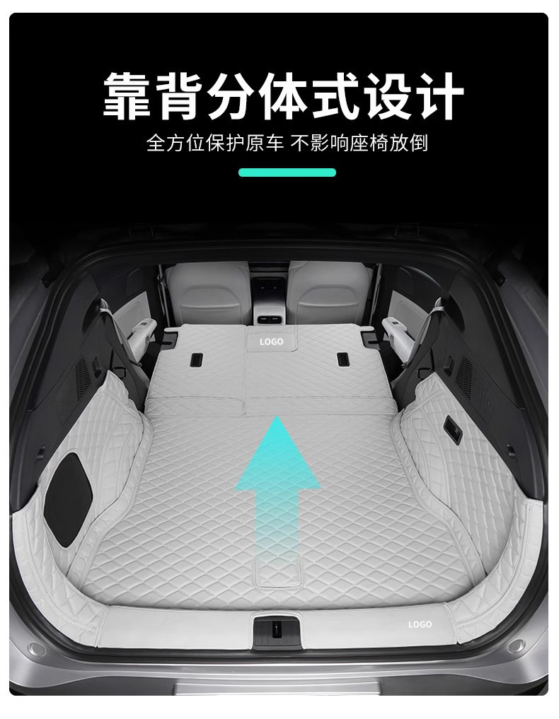 Suitable for Xpeng G6 Trunk Mat, Full Surround Trunk Mat, Luggage Mat, Xpeng Car Decoration Accessories Modification