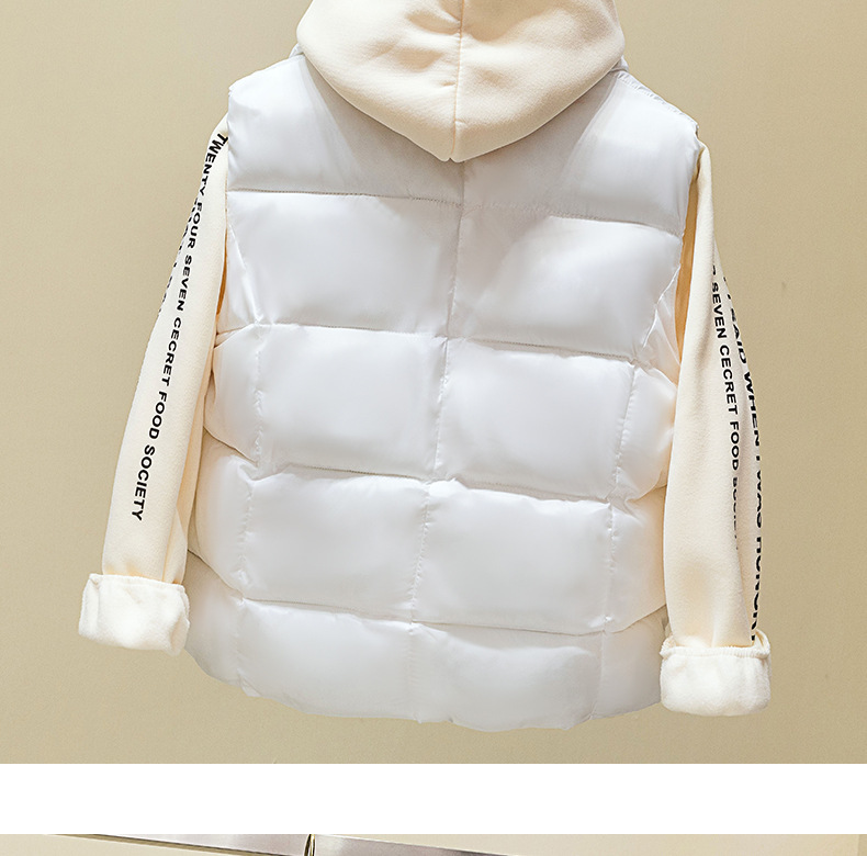 Chaleco mujer primavera otoño de algodón chaqueta sin mangas_voghion.com