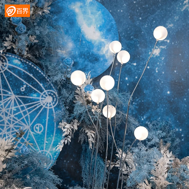 百界婚庆路引道具幸福苹果树发光t台摆件婚礼堂装饰灯饰酒店舞台