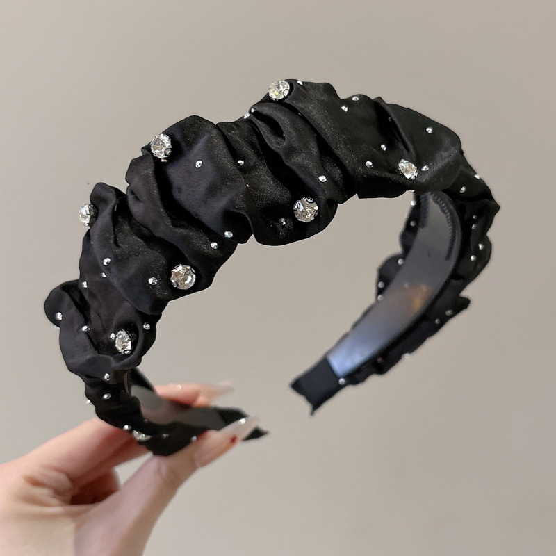 Celestial perforación de clavos de estrellas plegados para mujeres primavera y verano nuevo estilo retrógrado francés temperamento rojo clip de cabello explosión