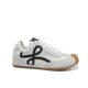 High version ~ Lowe with leather color matching asymmetric big head shoes casual ballet forrest gump shoes training shoes women