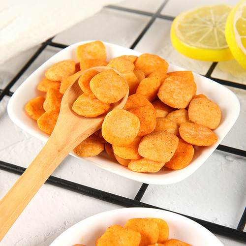 Hottest Trend Nostalgic Step-by-Step Nanjing Duck Flavor Rice Crackers Puff Snack Craving Crispy Snack