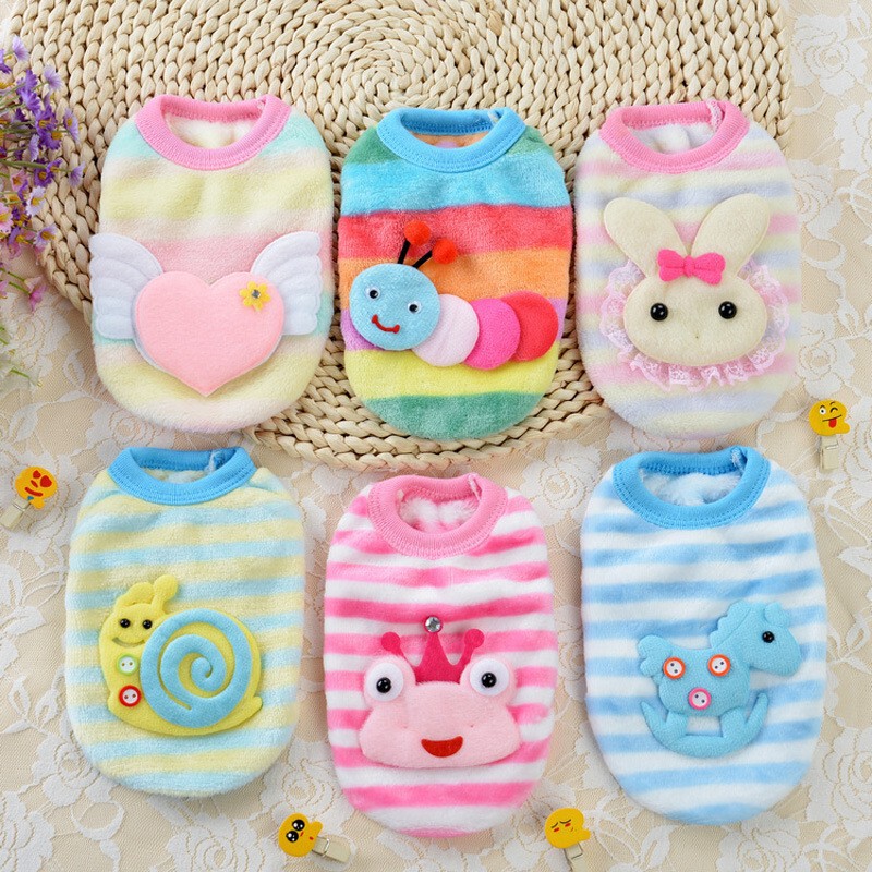 Dog clothes winter pet vest milk dog small dog puppy cat warm clothes pet sweater wholesale
