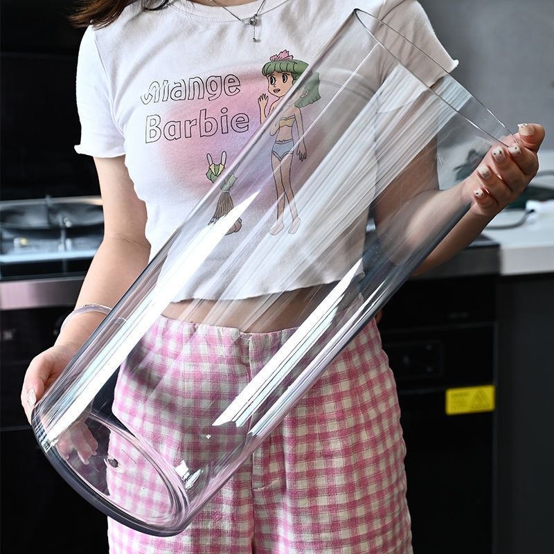 花瓶摆件客厅插花亚克力高级感水养水培富贵竹透明防摔塑料大