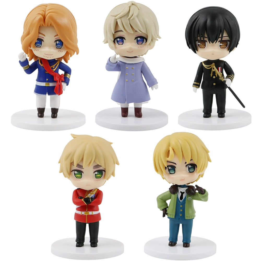Набор фигурок Hetalia Feliciano Vargas, ПВХ 8 см, набор из 5 штук