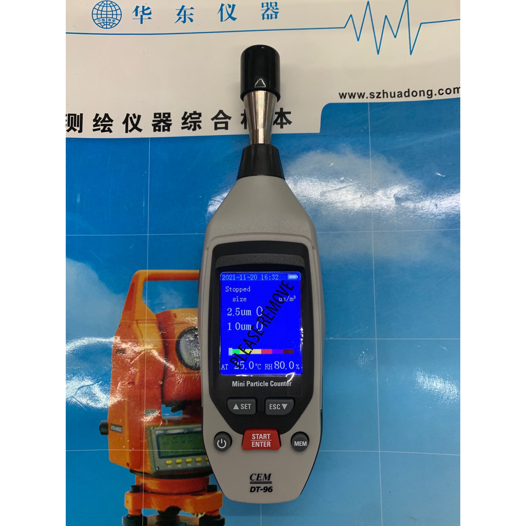 华盛昌（CEM)粉尘浓度检测仪便携式pm2.5工业激光颗粒检测仪DT-96